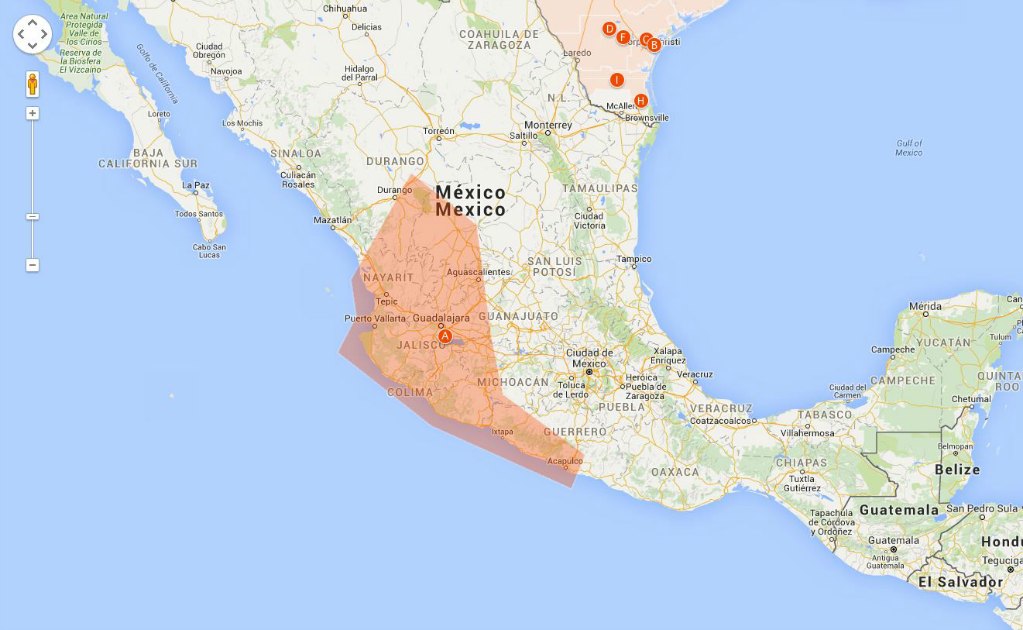 Google activa alertas y Mapa de Crisis por huracán Patricia