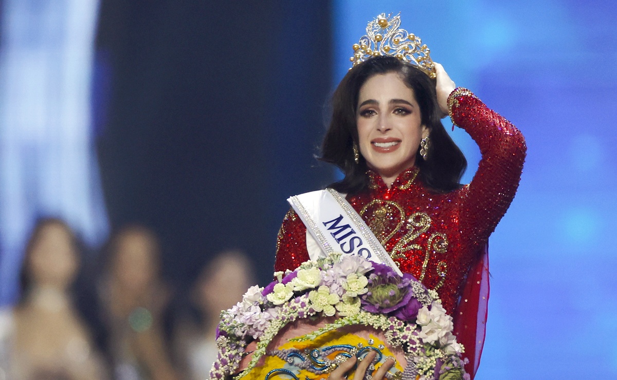 “¿Comprar una corona? Sólo en Walmart”: Fátima Bosch responde a quienes la acusan de arreglar su triunfo en Miss Universo. Foto: ) EFE/EPA/RUNGROJ YONGRIT