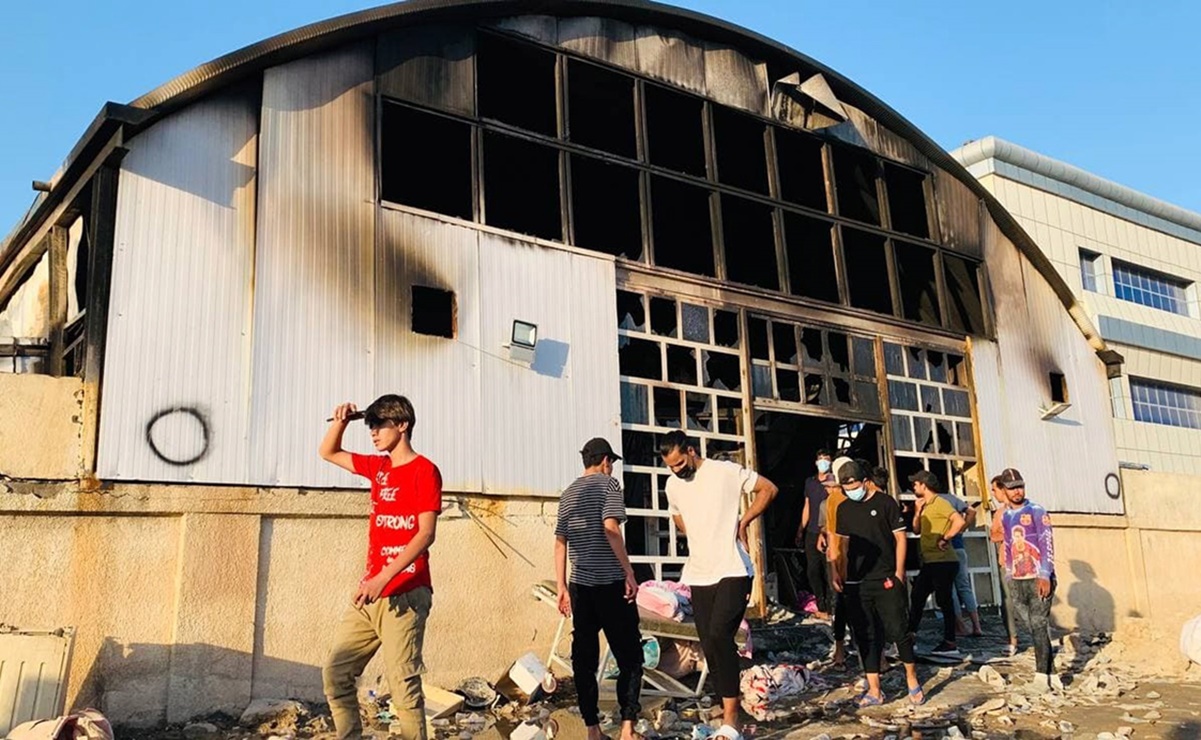 Suman 92 muertos tras incendio en hospital de Irak; denuncian negligencia
