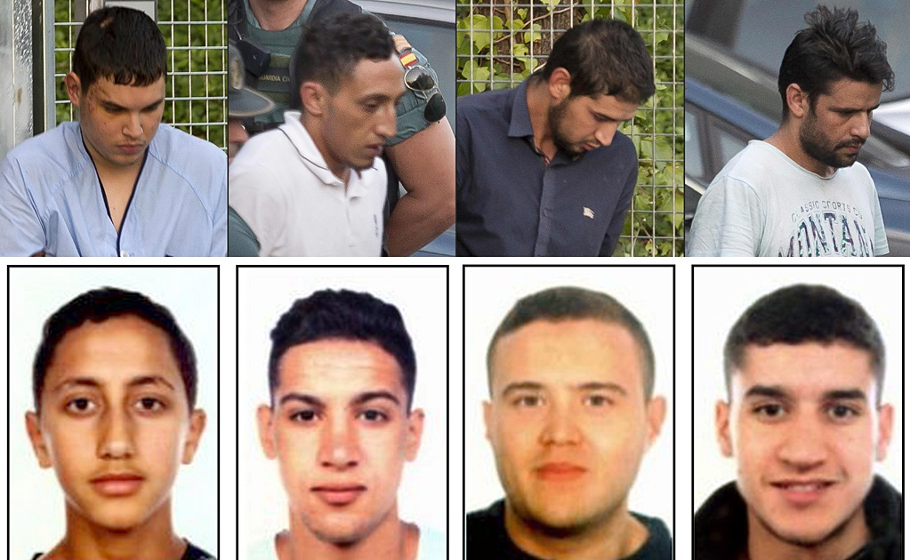 Los 12 sospechosos de los atentados en España