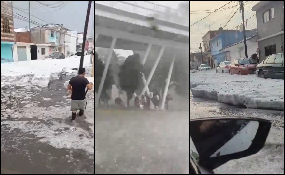 FOTOS y VIDEOS: Así quedaron las calles de Puebla tras intensa granizada