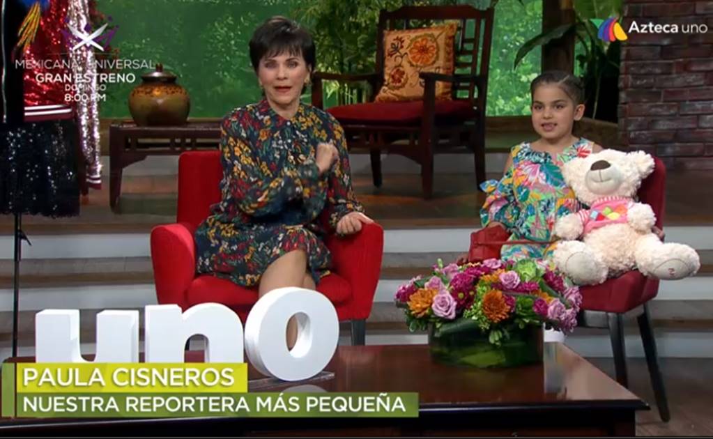 La niña Paula Cisneros es la nueva integrante de "Ventaneando"