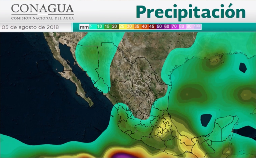 Emiten “alerta azul” para costas de Oaxaca por depresión tropical