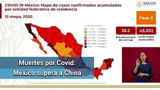 México supera a China en muertes por Covid; suma 4 mil 767