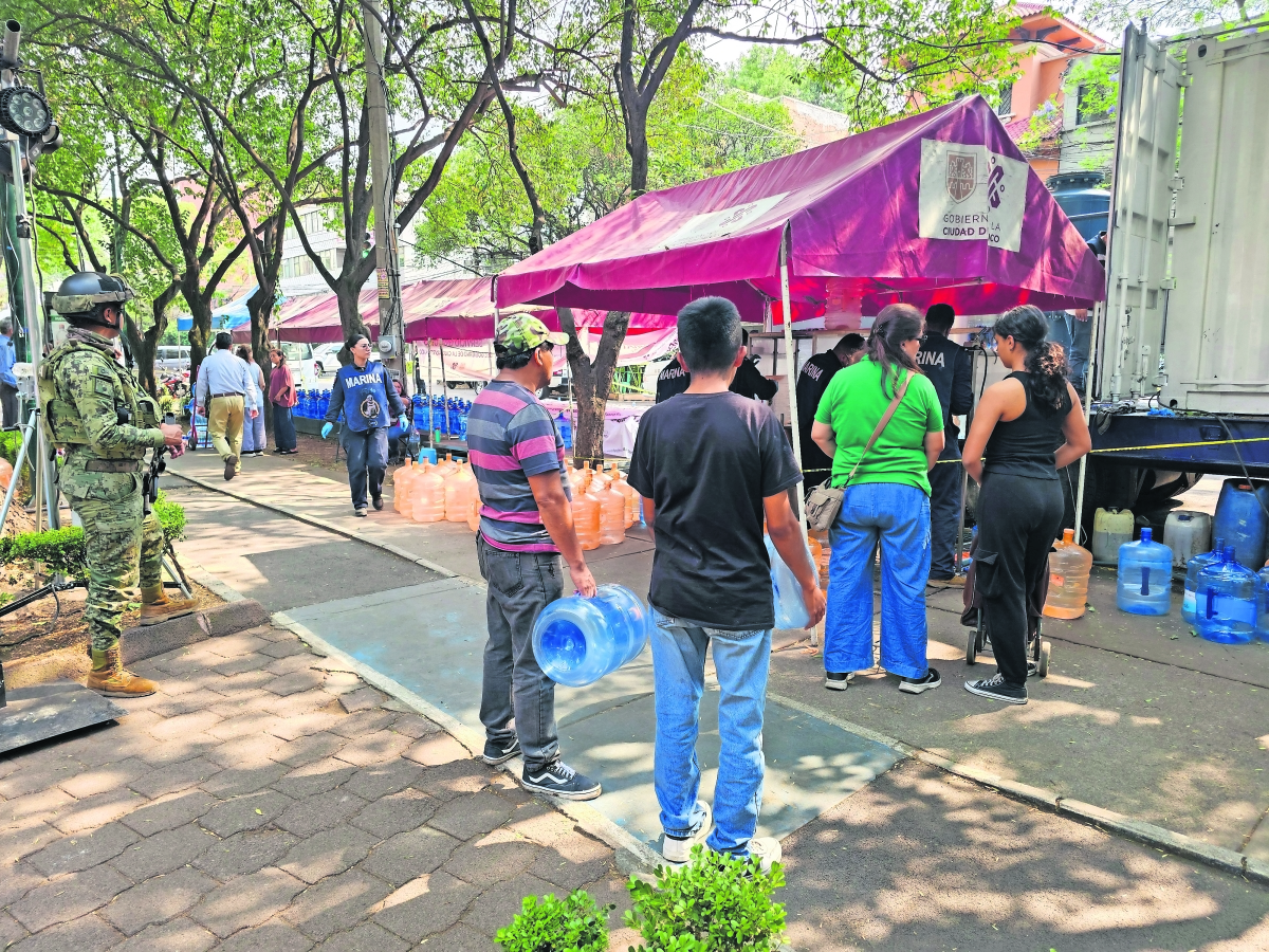 Ya sólo operan 2 de los 3 centros de mando para atender la distribución de agua en alcaldía Benito Juárez