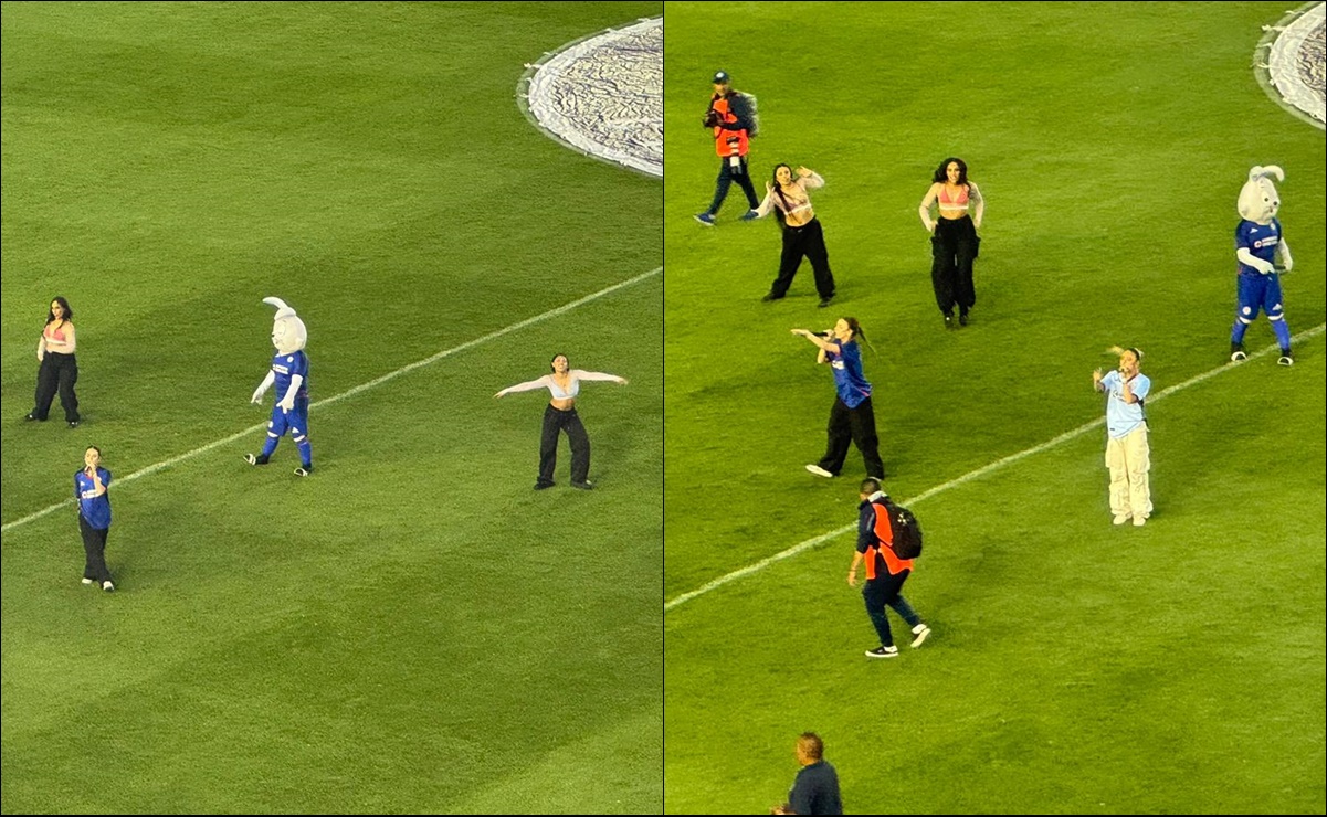 Las Prez arman show de medio tiempo en el Cruz Azul vs Atlas