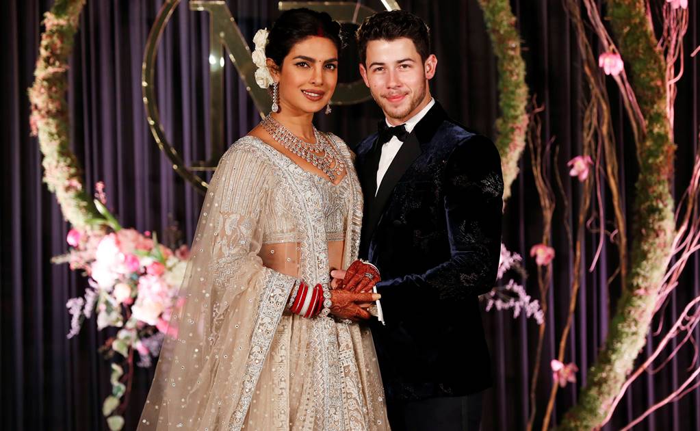 El increíble velo que lució Priyanka Chopra en su boda con Nick Jonas