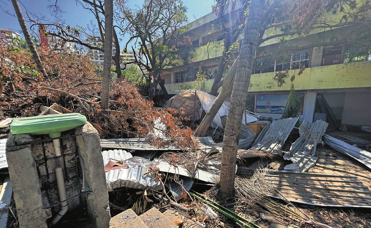 Urgen en Senado a recuperar escuelas dañadas por “Otis” en Acapulco