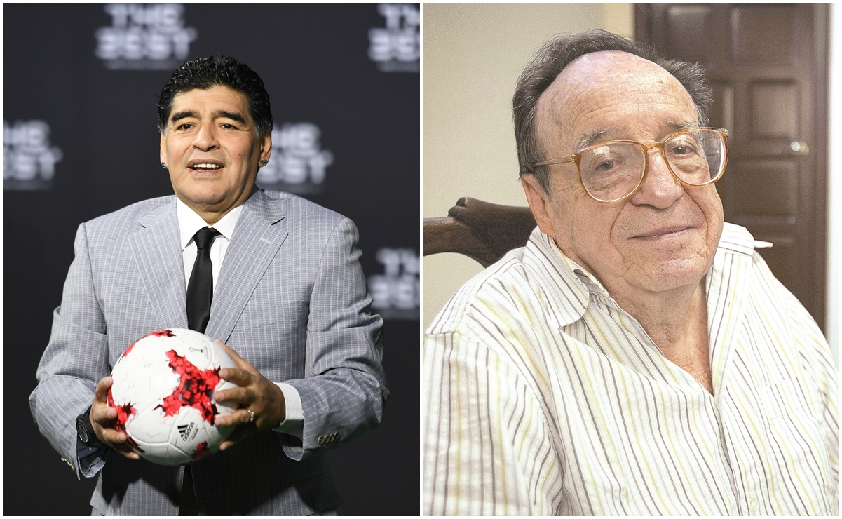 ¡De ídolo a ídolo! Cuando Maradona entrevistó a Chespirito