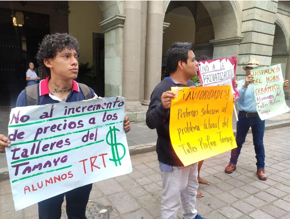 Acusan maestros privatización del Taller Tamayo; Seculta Oaxaca lo niega y culpa al PRI
