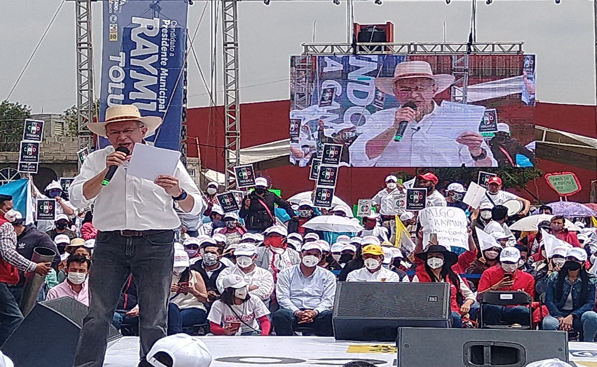 Raymundo Martínez realiza cierre de campaña "Toluca Gana" 