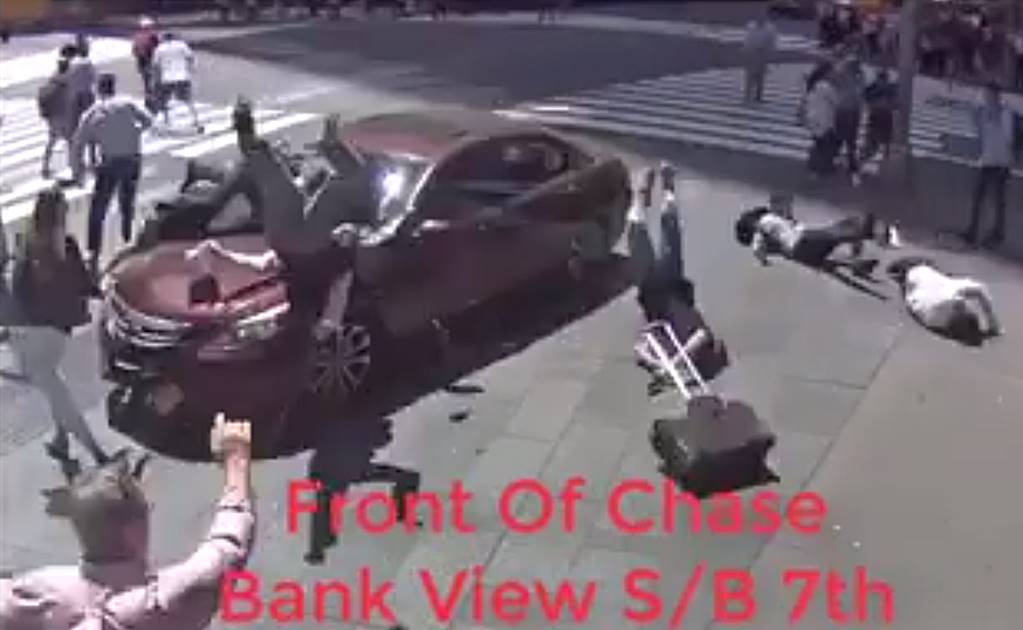 Impactantes videos muestran momento del atropellamiento en Times Square
