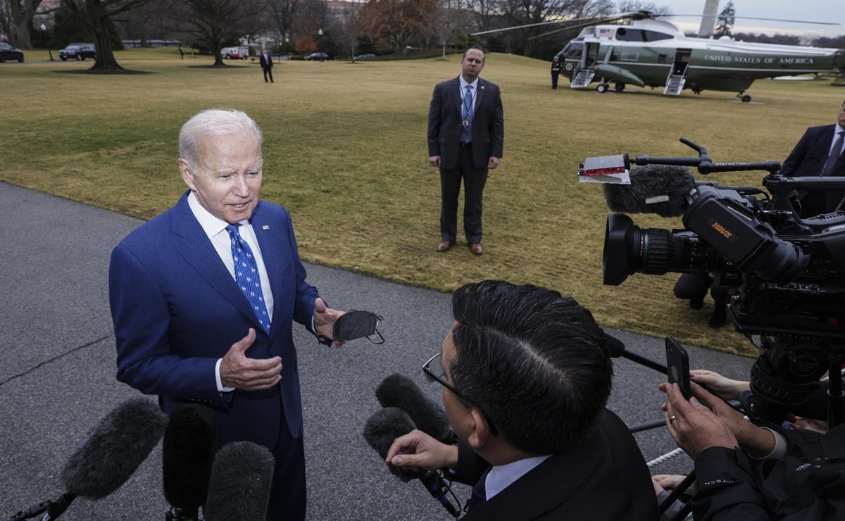 Biden califica de "vergonzosa" la situación en el Congreso para elegir presidente