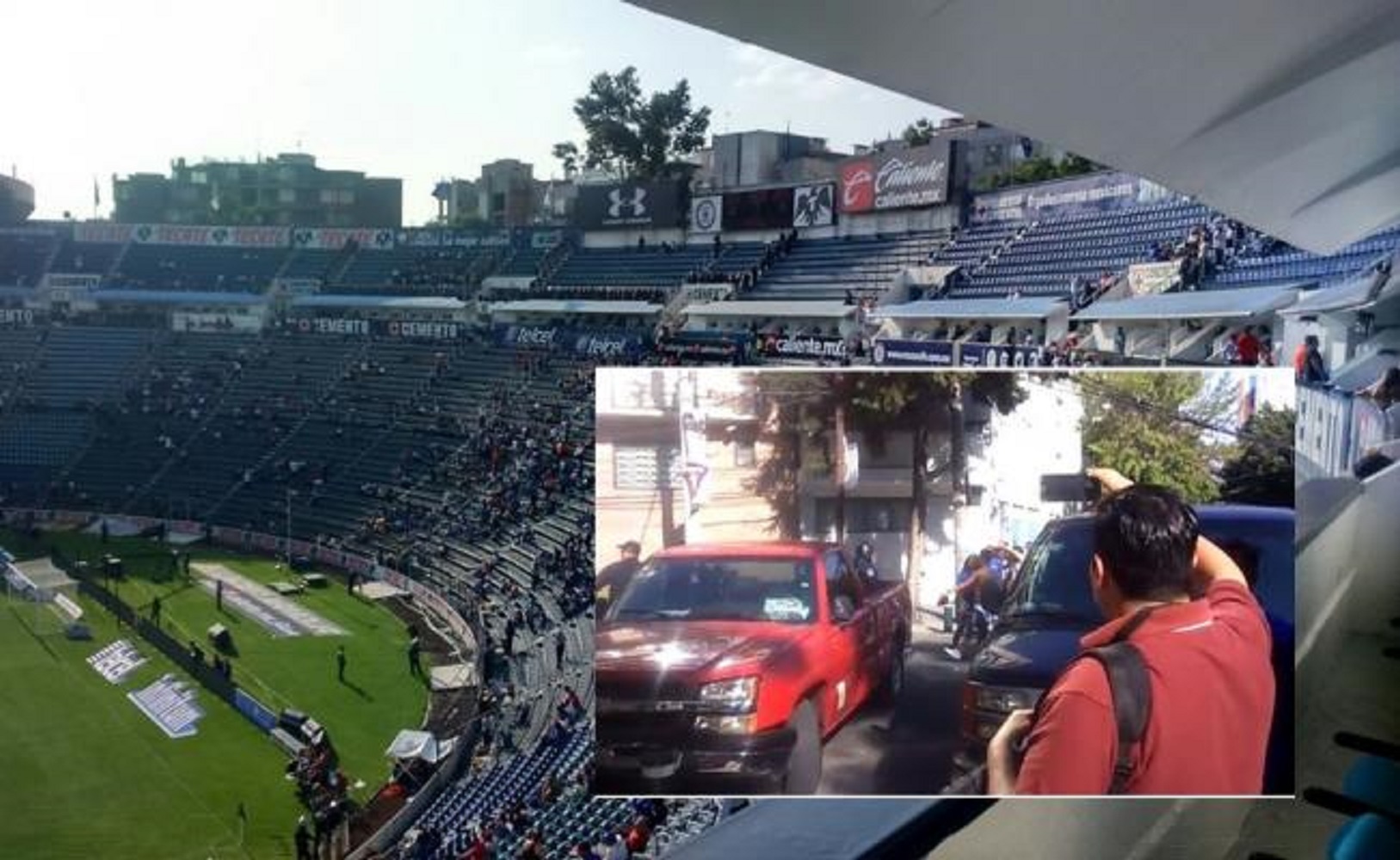 Violencia previo al Cruz Azul vs Querétaro