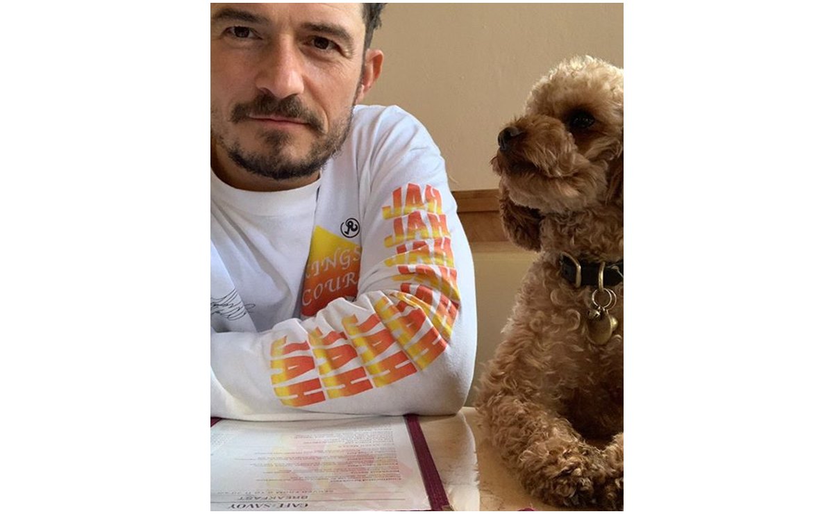 Entre lágrimas, Orlando Bloom se hace tatuaje de su perro Mighty