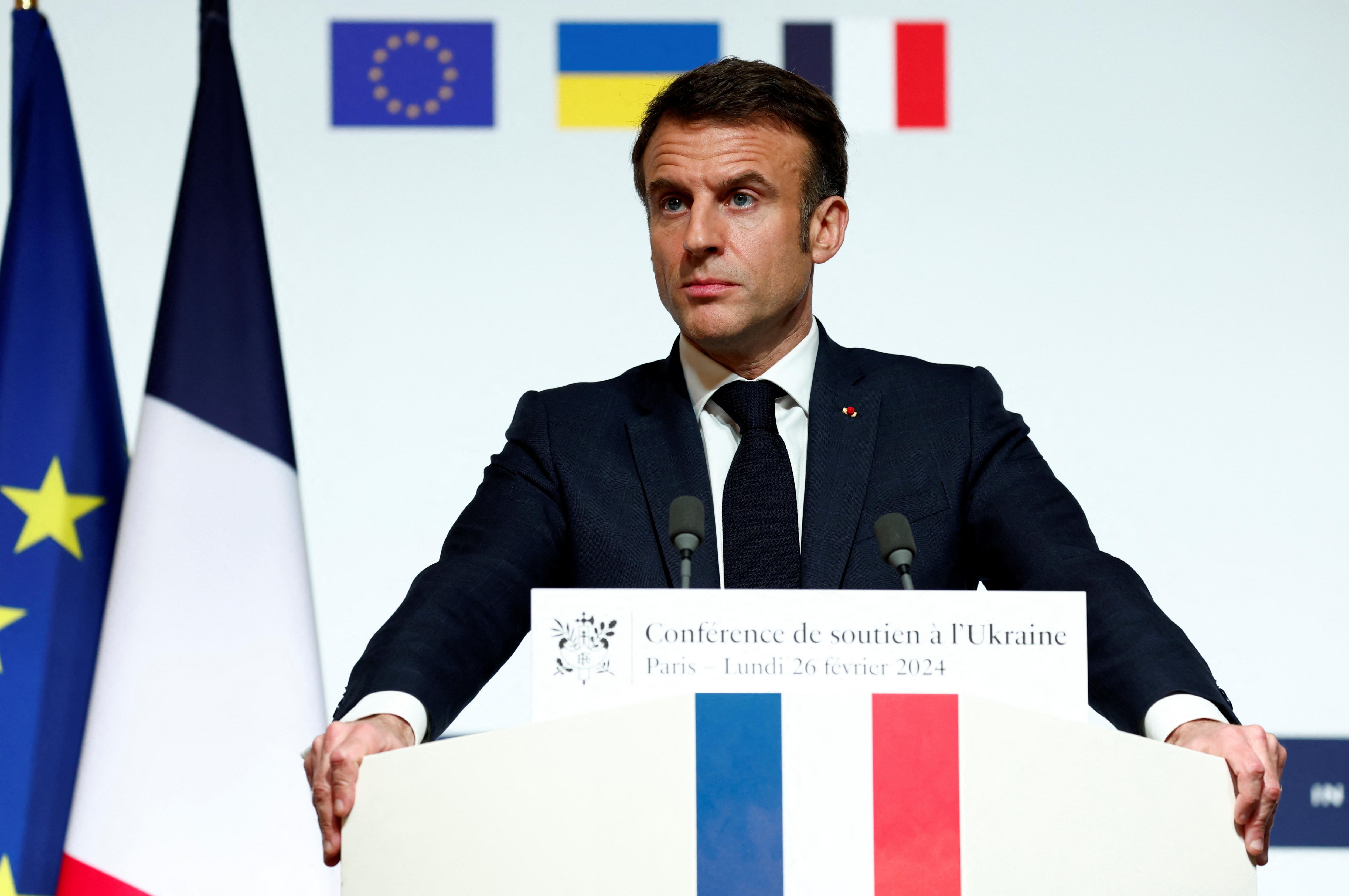 Francia plantea presencia militar en Ucrania; Rusia dice que sería "inevitable" una "confrontación directa"