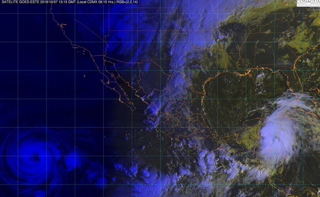 Continúa pronóstico de lluvias para el norte y noreste del país