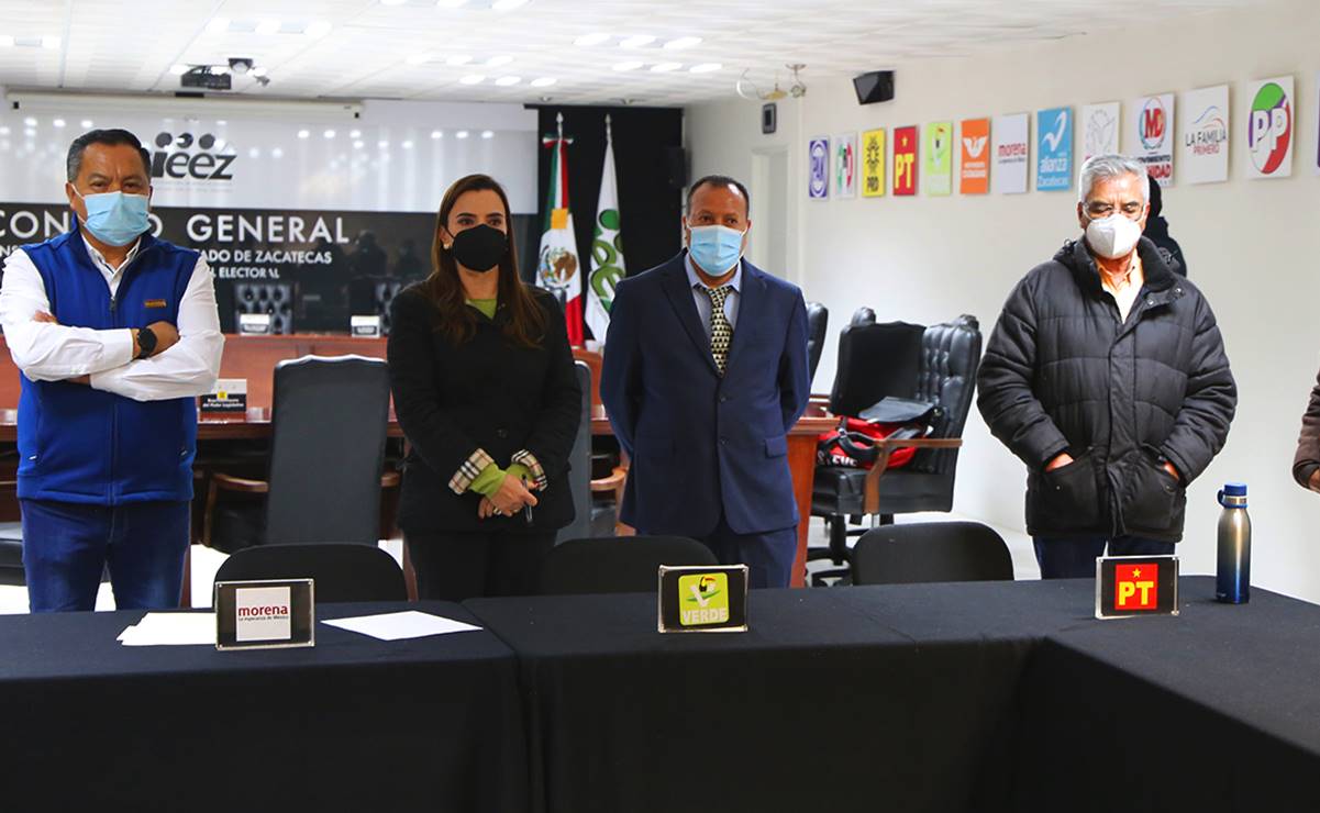 Registran en Zacatecas coalición Morena-PT-PVEM; dirigencia estatal la desconoce