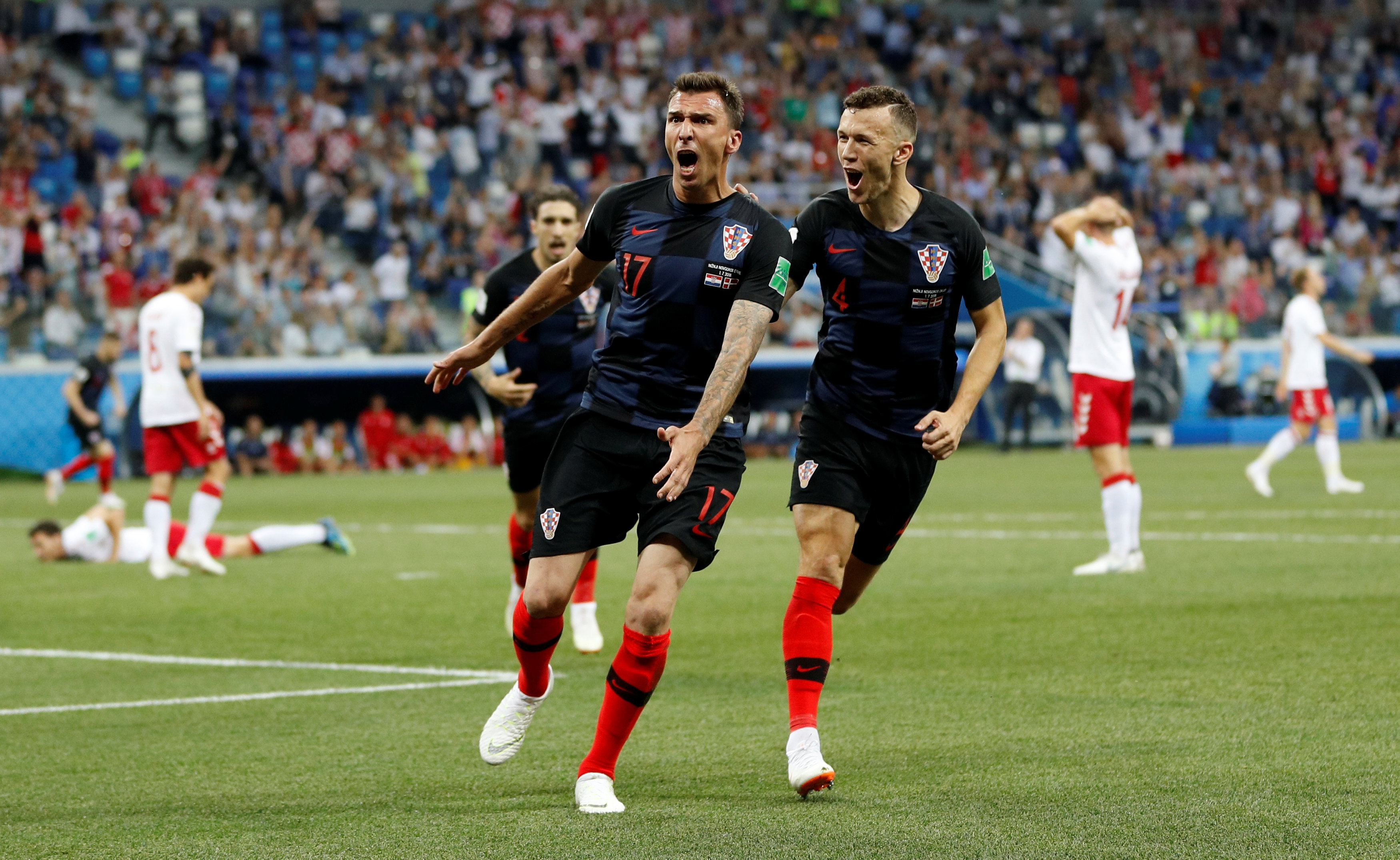 Croacia derrotó en penaltis a Dinamarca y avanza a Cuartos de Final