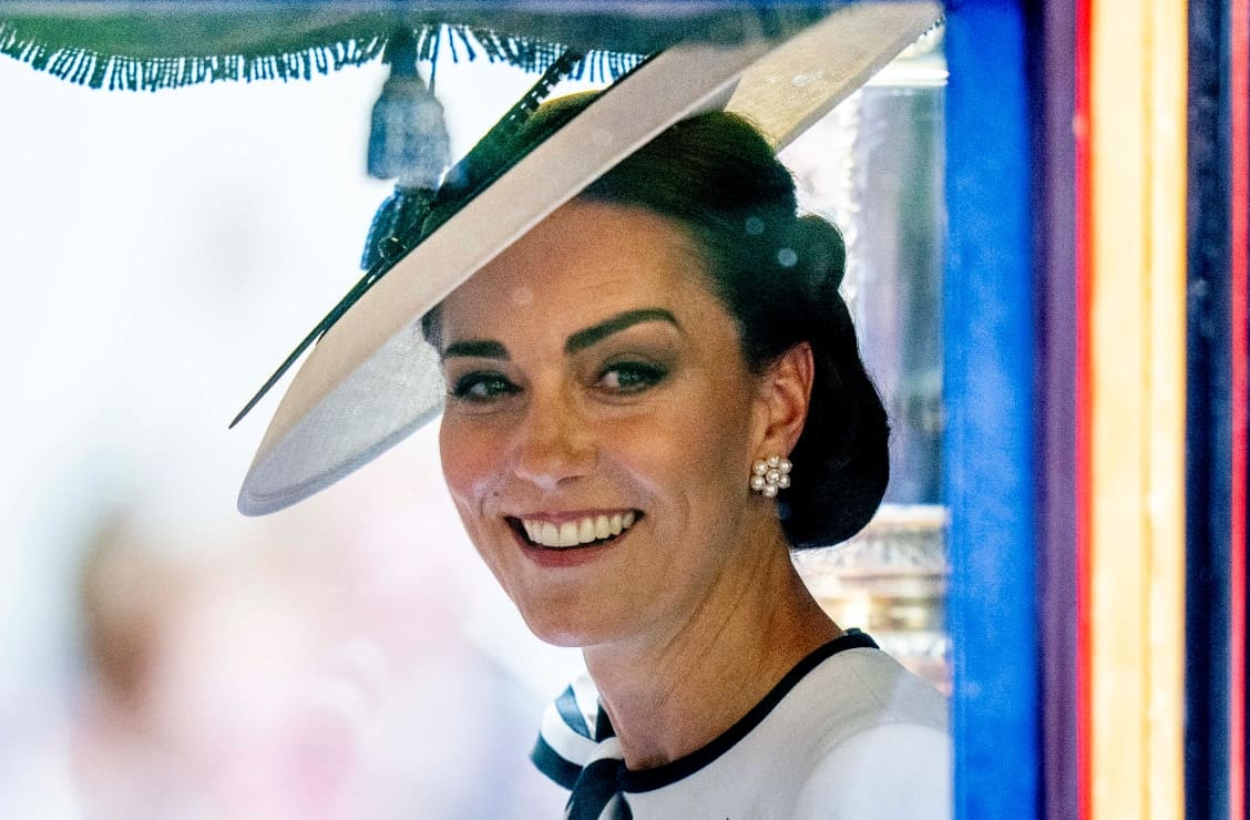 Kate Middleton presente en Trooping the Colour, así fue el esperado momento