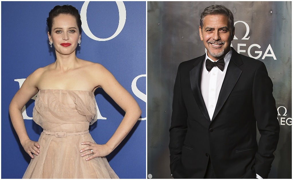 Felicity Jones coprotagonizará película de George Clooney para Netflix