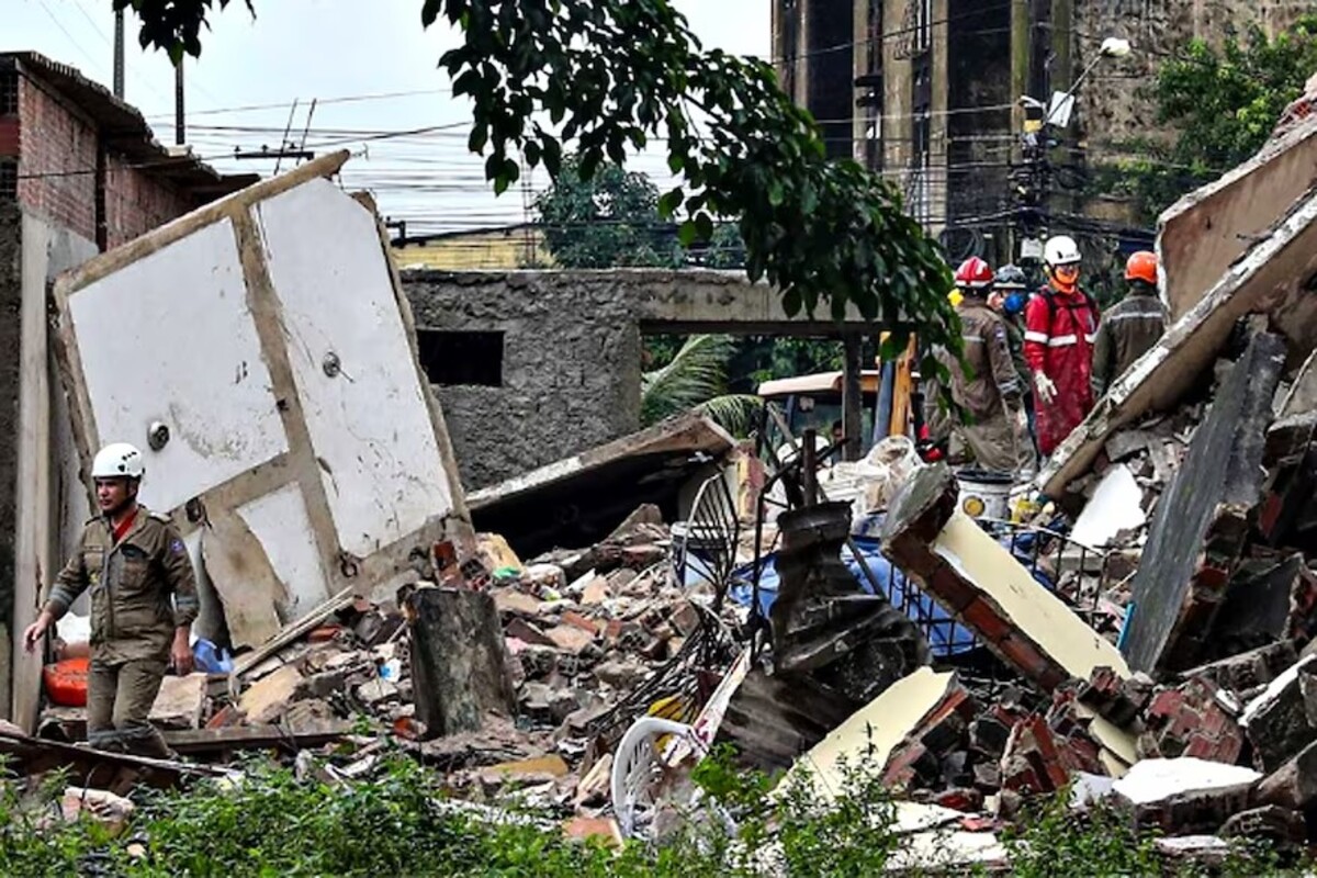 Derrumbe de un edificio en Brasil deja dos muertos y 15 desaparecidos
