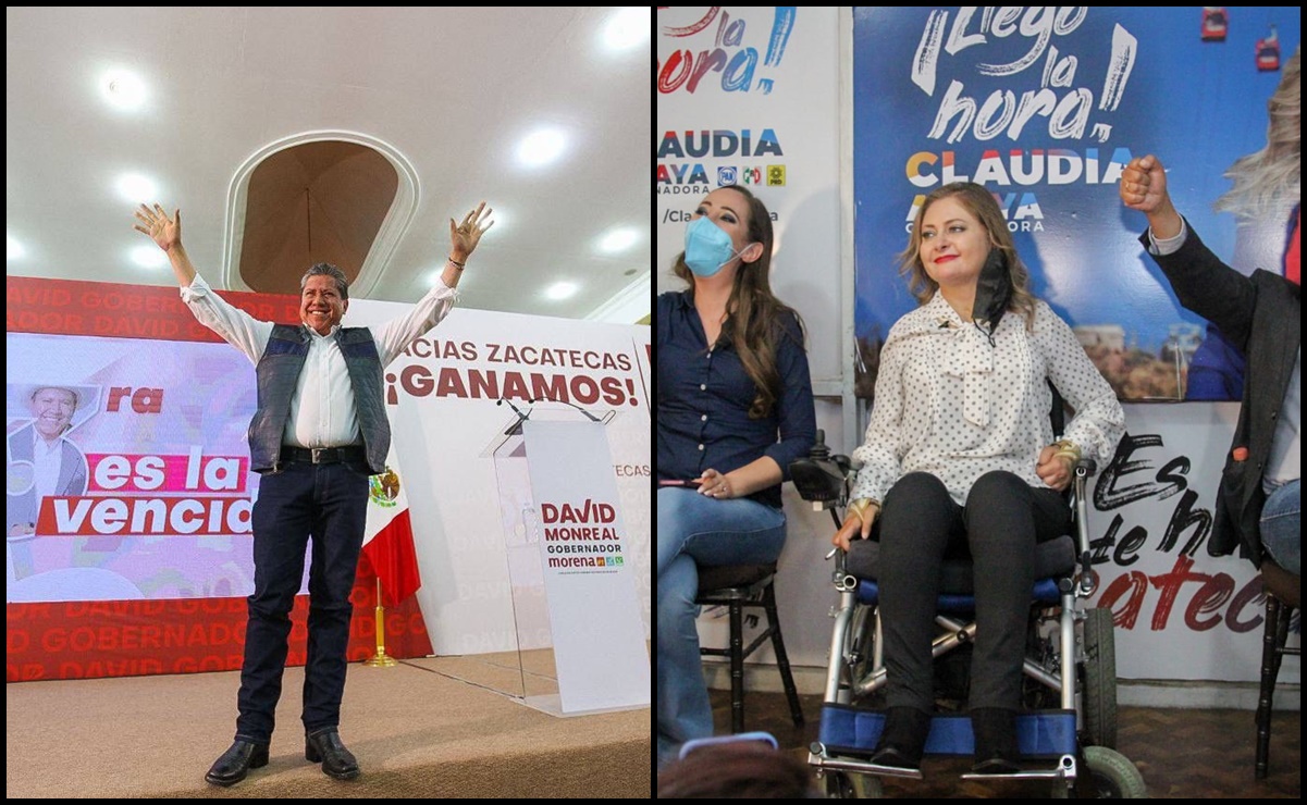 David Monreal dice tener ventaja en Zacatecas; Claudia Anaya dice que esperará