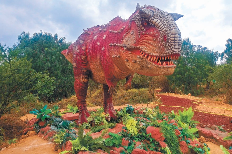 Abren un Jurassic Park verdadero en el Parque Bicentenario