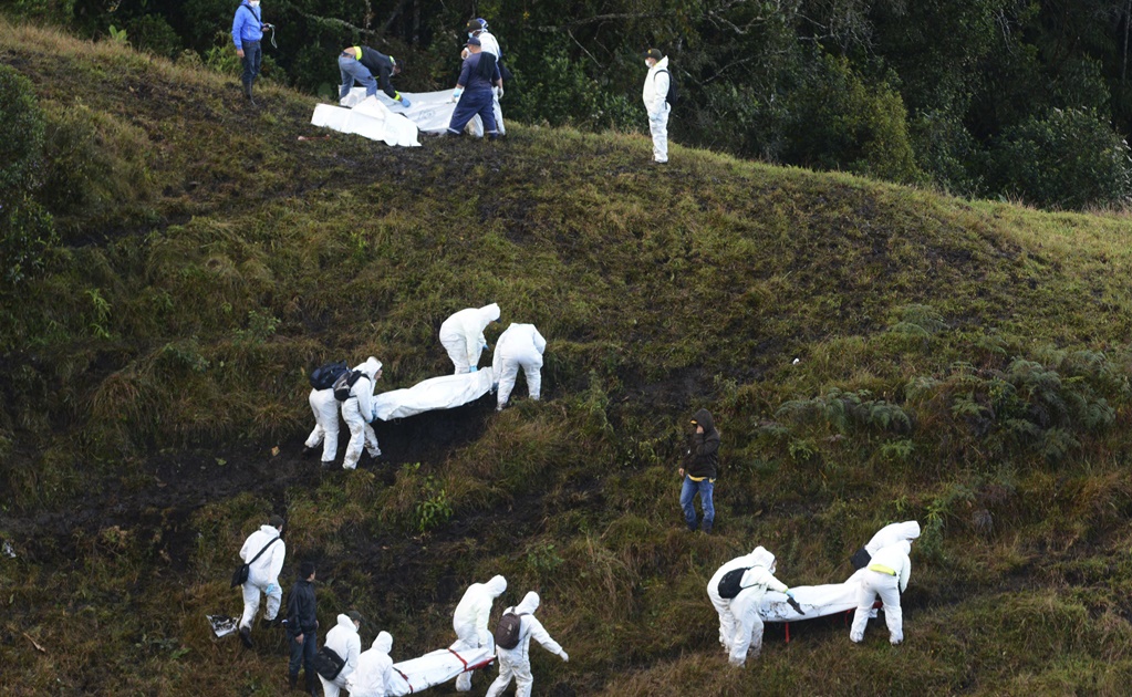 Video. Así quedó el lugar del accidente del avión del Chapecoense