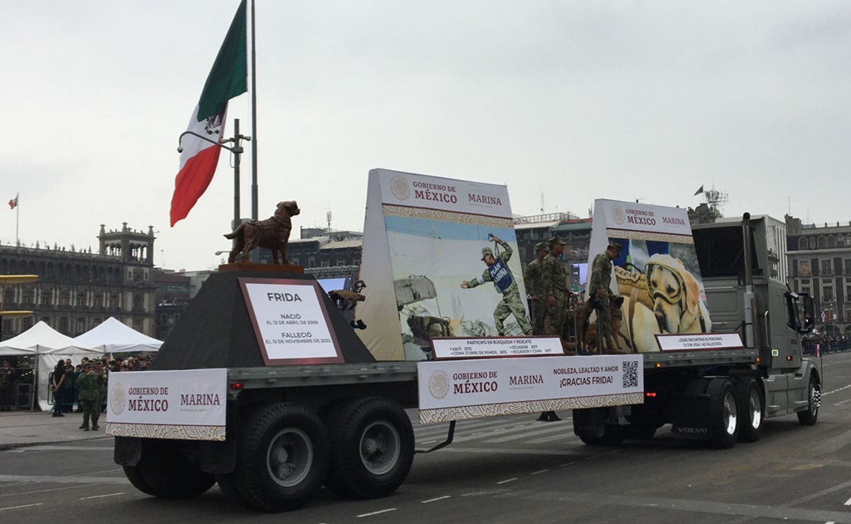 VIDEO: Con carro alegórico, rinden homenaje a Frida en el desfile del 20 de noviembre  