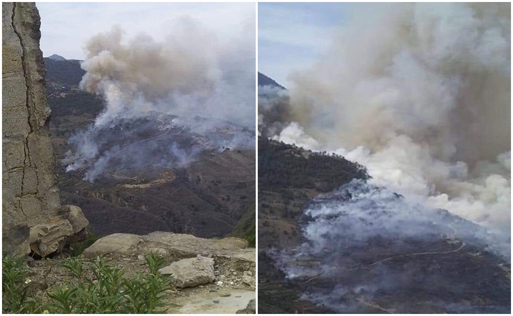 Se incendian 11 casas en Hidalgo y pobladores quedan atrapados 