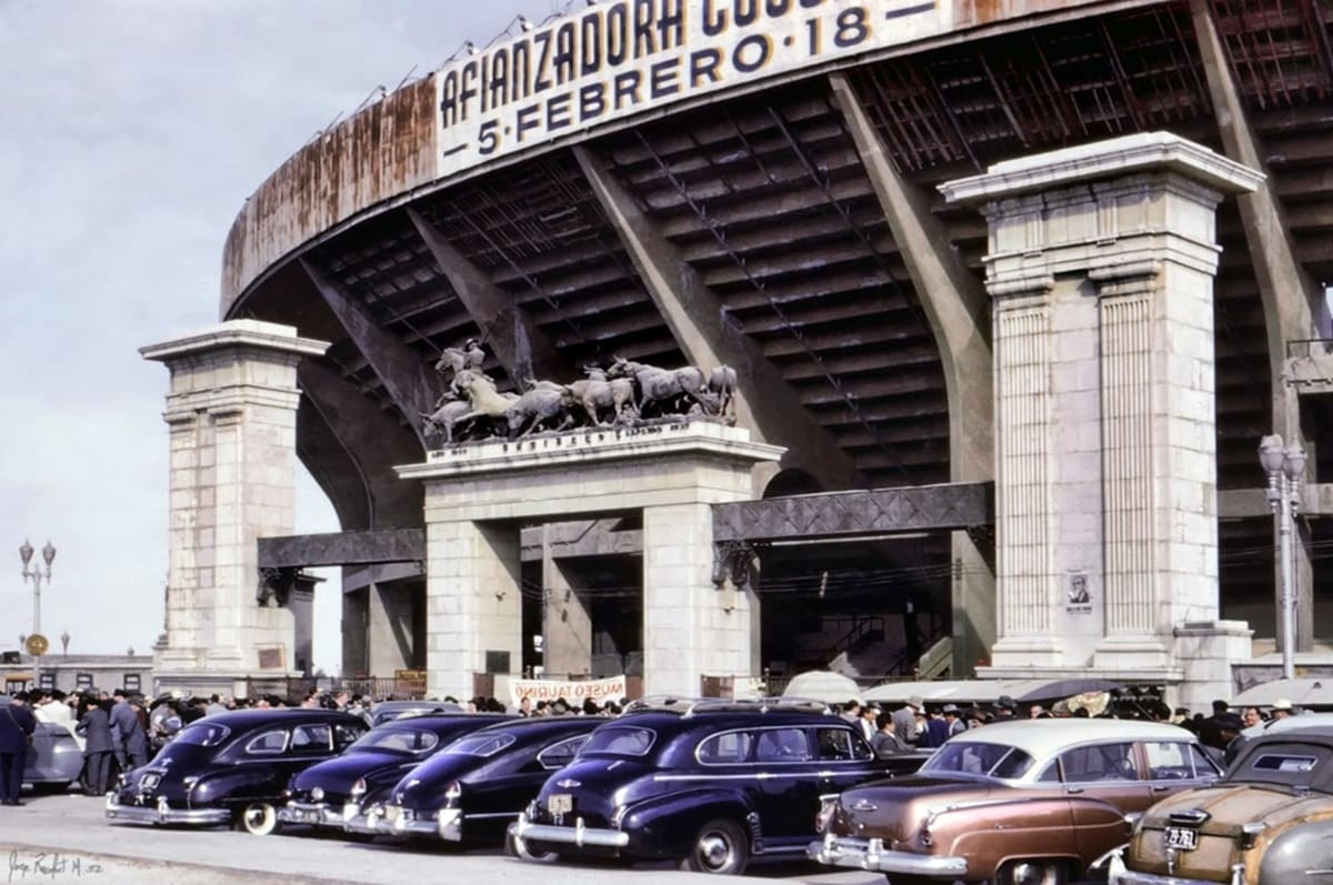 El Estadio y la plaza de toros de la colonia Ciudad de los Deportes