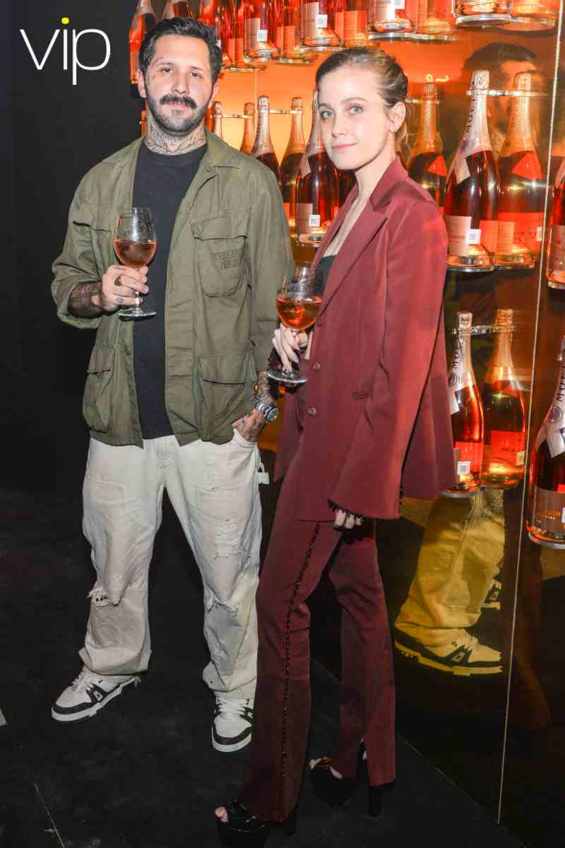 Natasha Dupeyrón y Rodrigo Roji celebran colaboración con Moët & Chandon