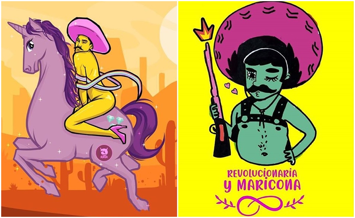 Ilustradores muestran apoyo a Fabián Cháirez con recreaciones de "La Revolución"