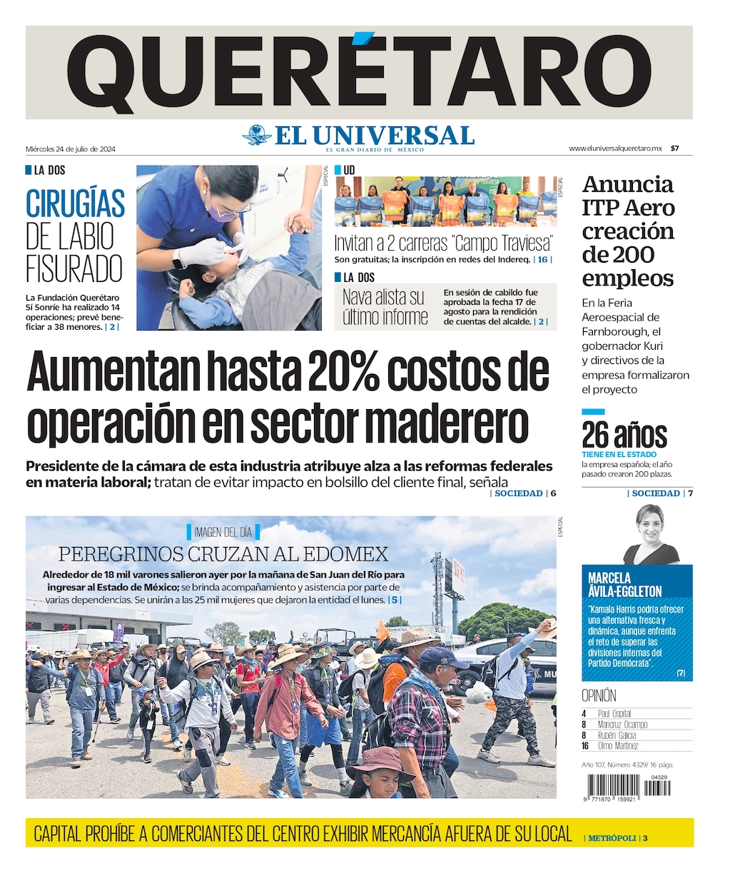 Portada 24 de julio de 2024