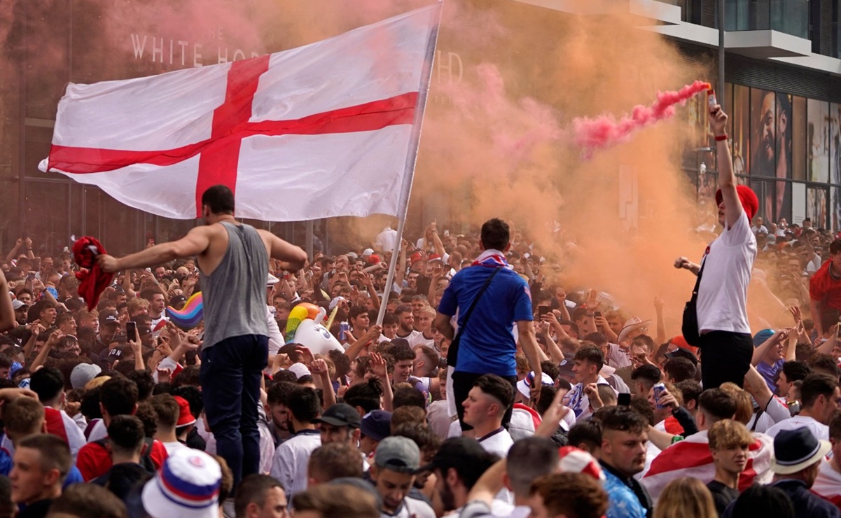 Al menos 45 aficionados detenidos por disturbios en Wembley por la final de la Euro 2020