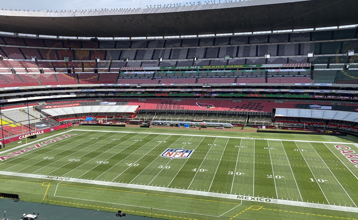 El Estadio Azteca prepara un mosaico especial para la visita de la NFL a México