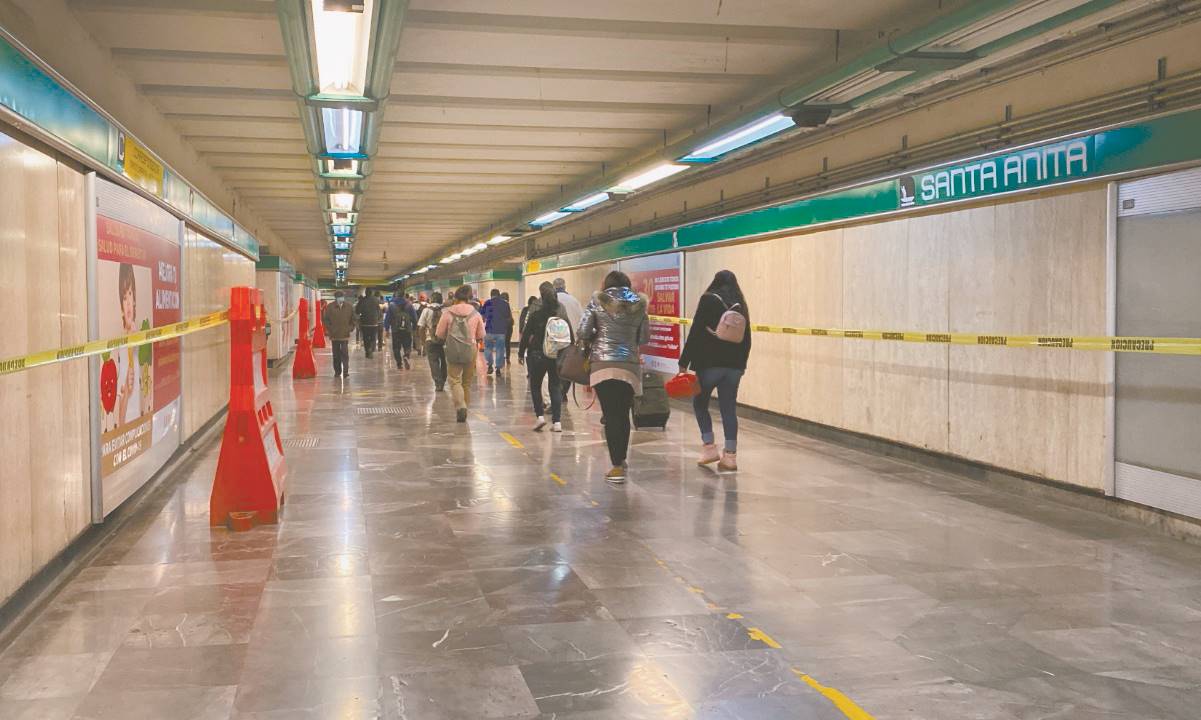 Liberan de comercio pasillos del Metro 