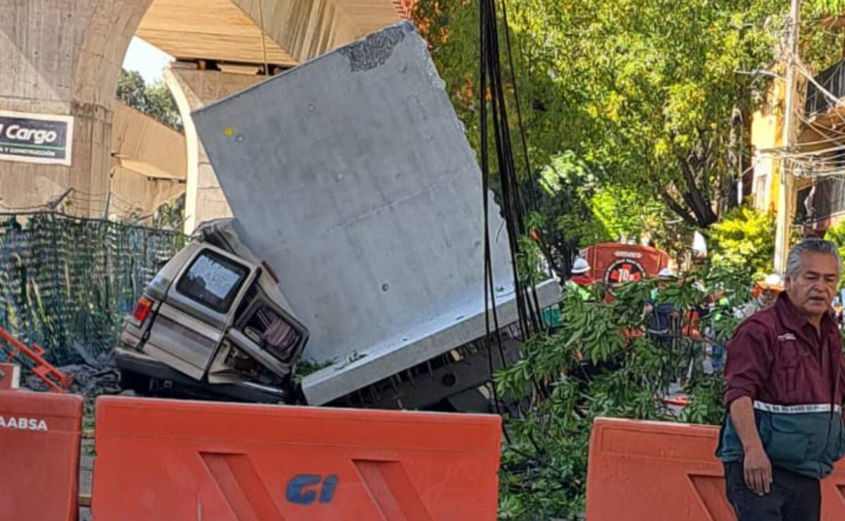 “Sentí como si estuviera temblando”, dice testigo de caída de dovela de concreto en obras del Tren Interurbano