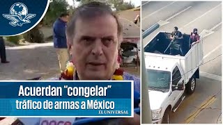 AMLO y Trump acuerdan “congelar” tráfico de armas a México