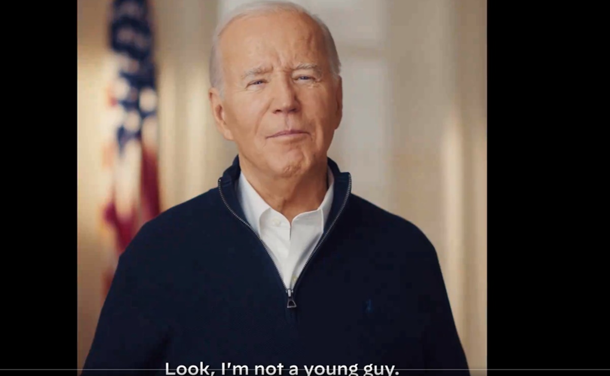 VIDEO: "No soy un joven", bromea Biden en un anuncio en el que critica a Trump
