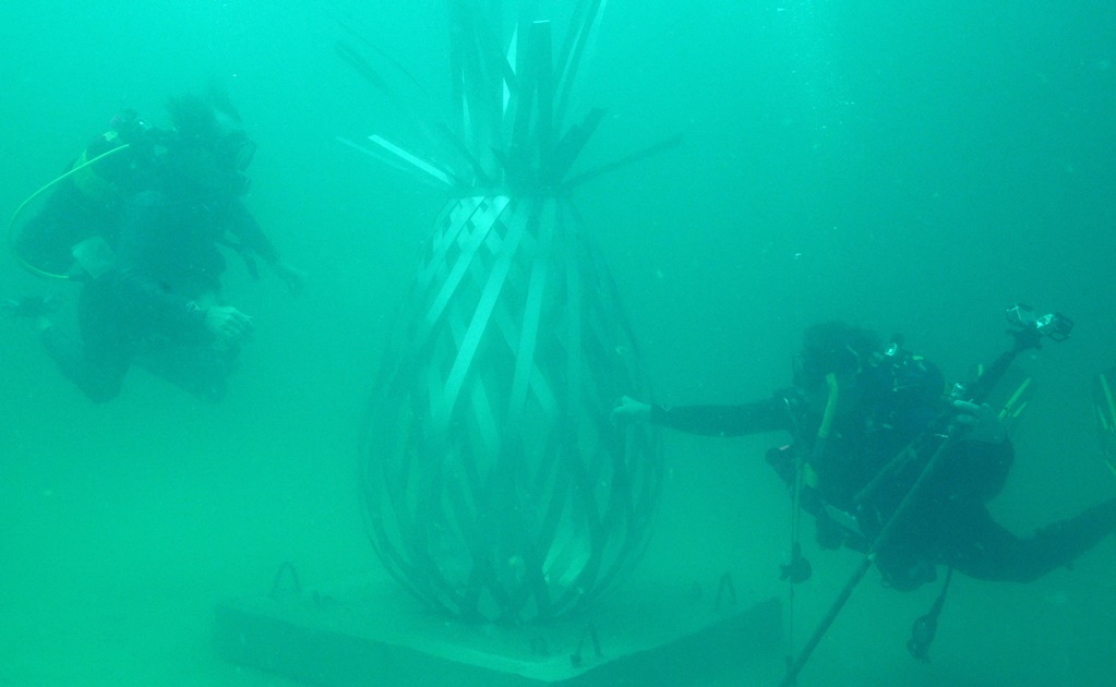 Esculturas se convierten en un arrecife en un museo sumergido