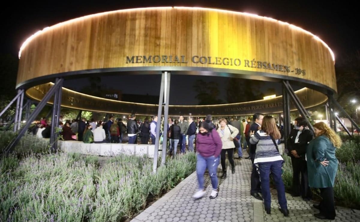 "El mundo es mejor porque ellos estuvieron": Inauguran Memorial Colegio Rébsamen 19-S