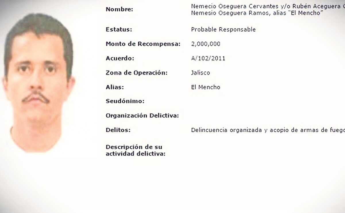“Tony Montana”, hermano de “El Mencho”, fue detenido en flagrancia en Jalisco: Sedena