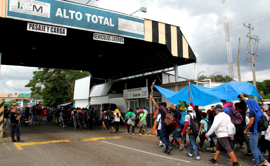 Cruza a México cuarto grupo de migrantes