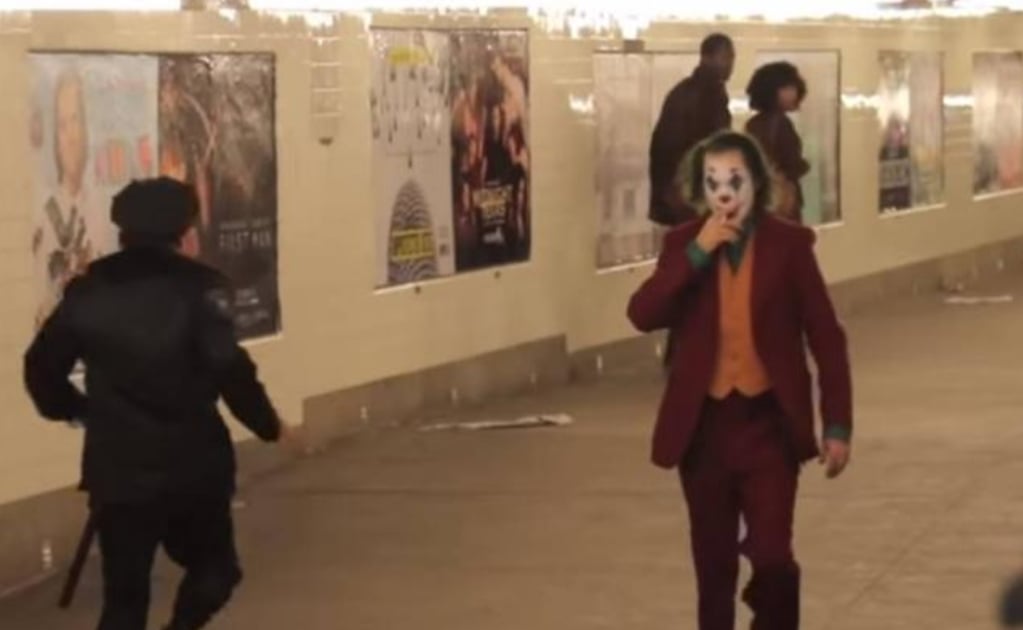 Extras de Joker fueron encerrados en el Metro de NY