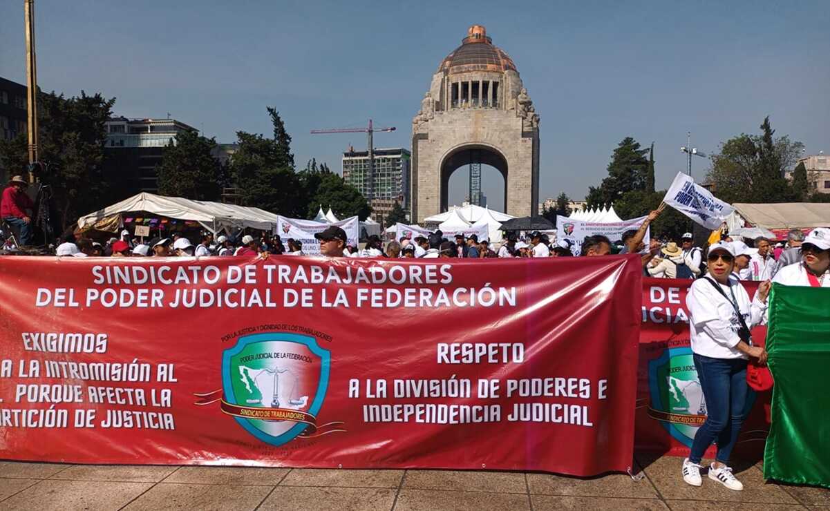Poder Judicial: Alistan marcha en el Monumento a la Revolución contra desaparición de fideicomisos