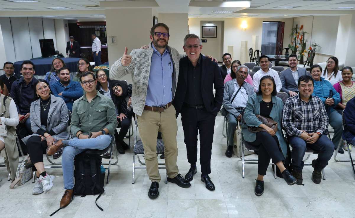 FOTOS: Entre utopías y meritocracia, Hernán Gómez y Luis Cárdenas debaten sobre Clara Brugada al frente de CDMX