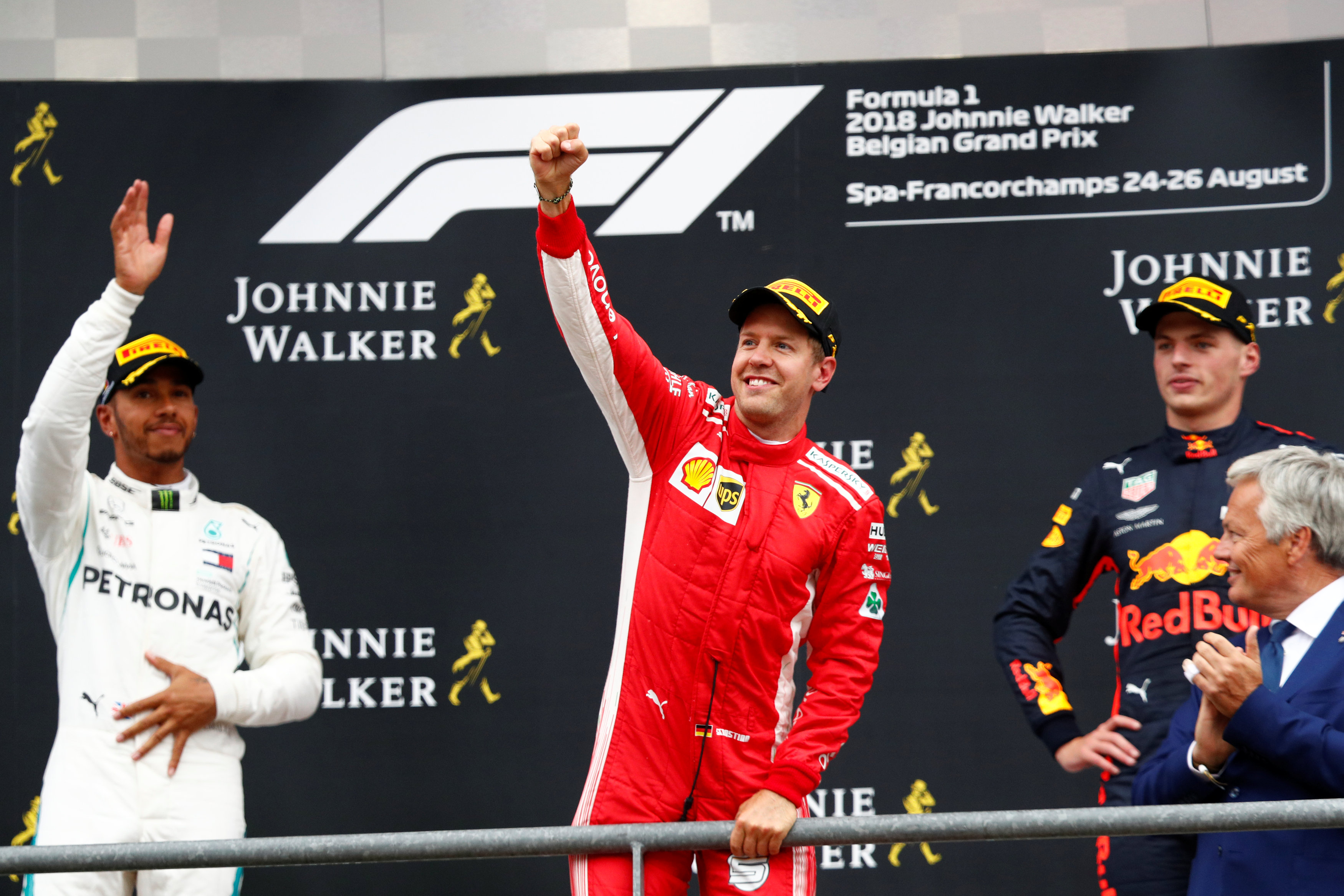 Sebastian Vettel conquistó el GP de Bélgica