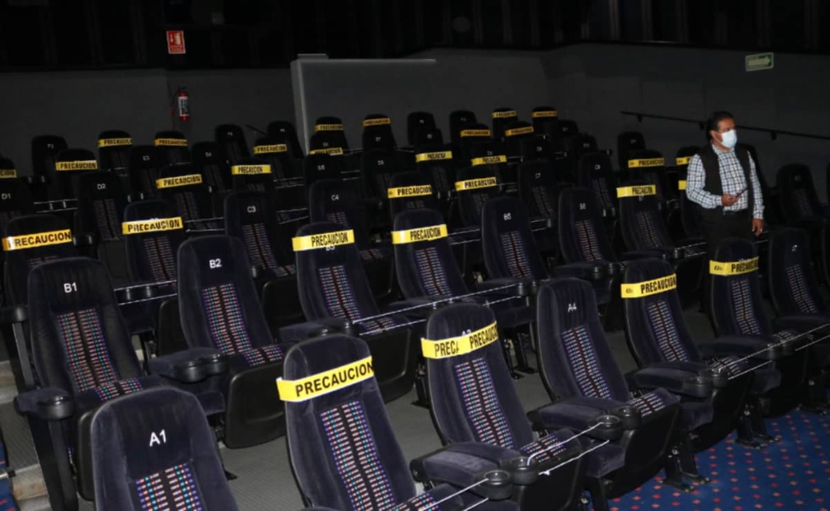Así operarán los cines por semáforo amarillo en Edomex